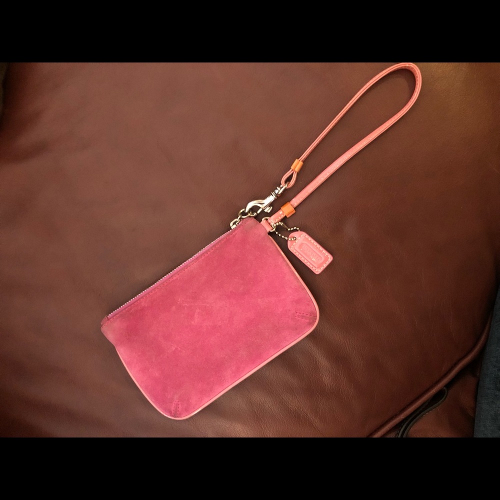 Pink Coach Wristlet - Picture 2 of 3